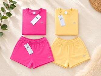 Alo Matching T-Shirt and Shorts Set