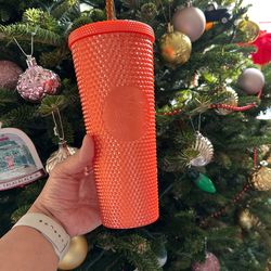 Orange Starbucks Studded