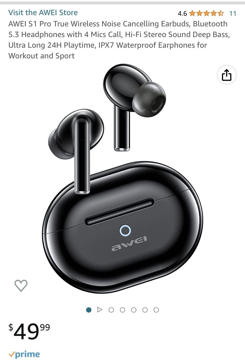 Wireless Noise Cancelling Earbuds