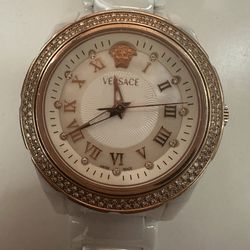 Versace DV ONE 01AC1 Diamond Dial Rose Gold Wrist Watch Unisex