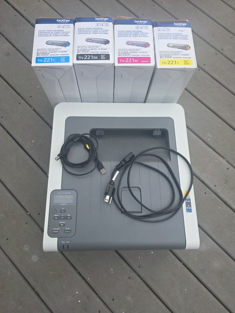 Brand New Brother Printer With Extra Toner Set