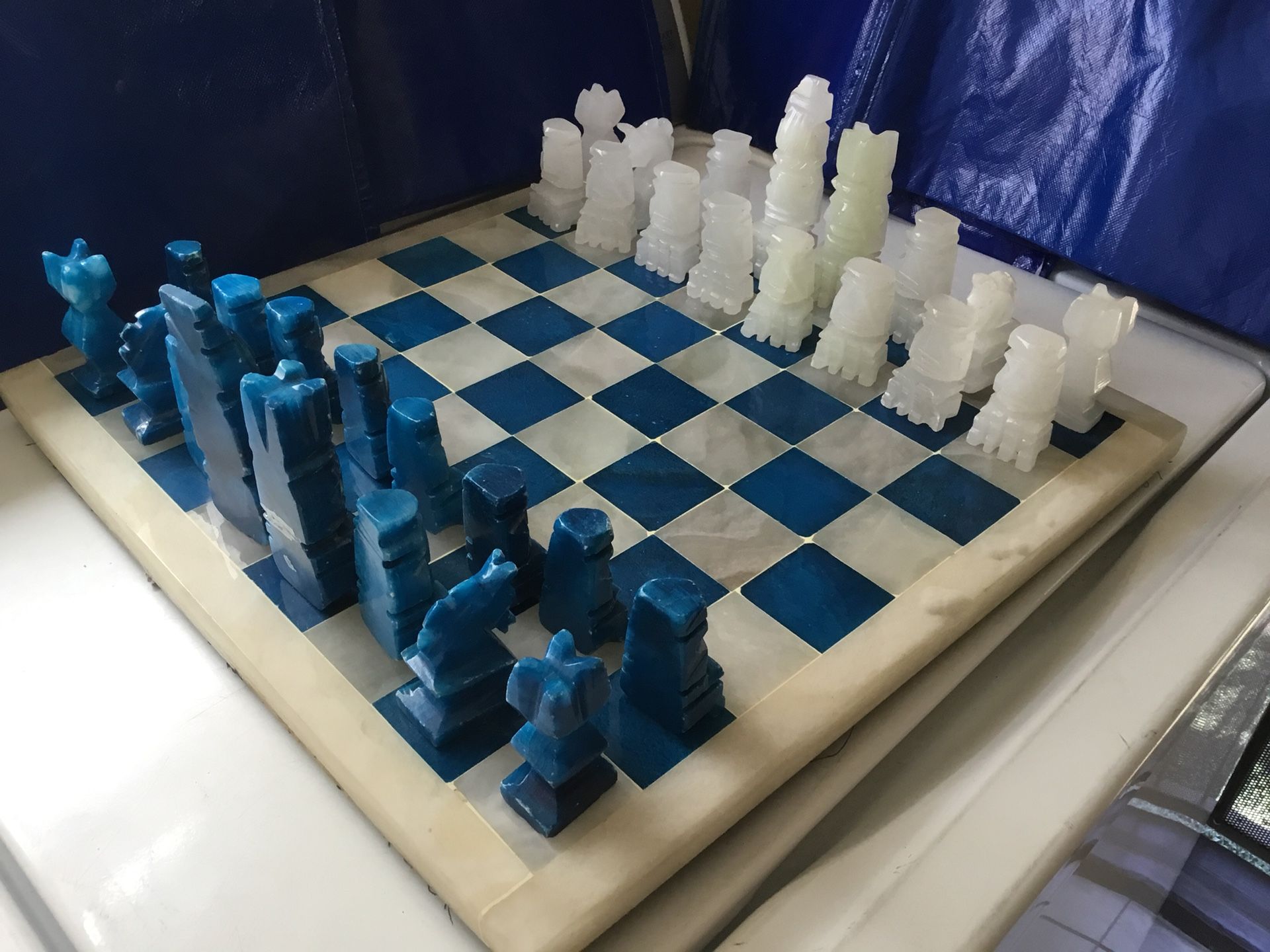 Chess Set for Sale, Marble Chess Board