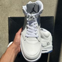Jordan 5 White Metallic (2026)