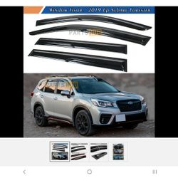 2022 Forester External Window Visors.  New IN Box.