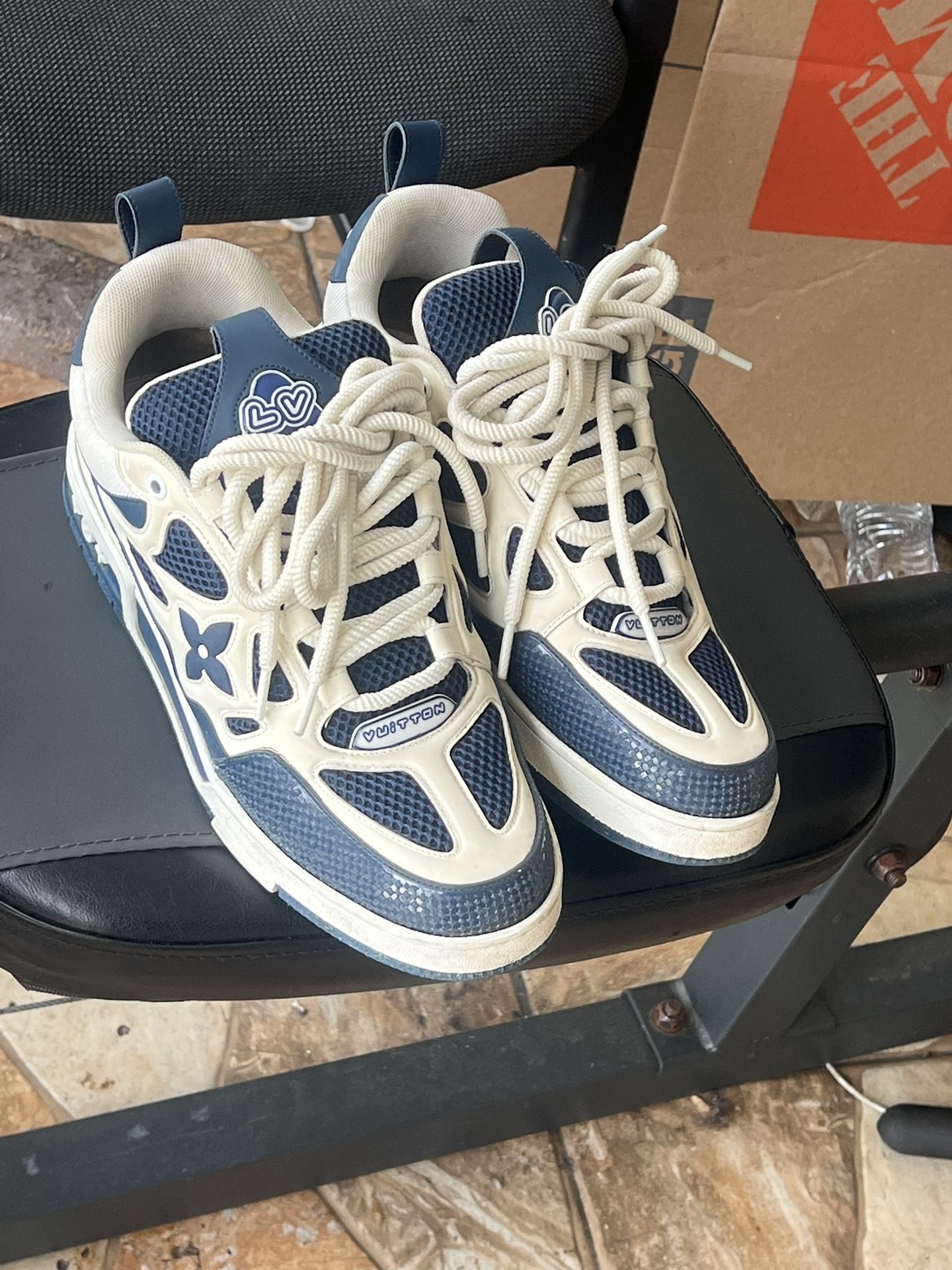 Navy Blue Lv Skates