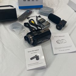 Video Camara Con Micrófono 