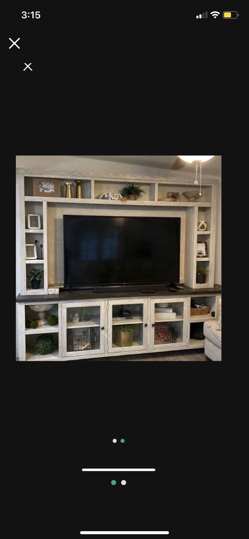 Living Spaces Entertainment Center