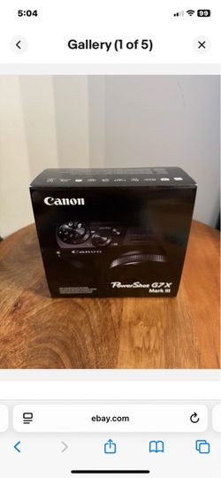 Canon PowerShot G7 X Mark III