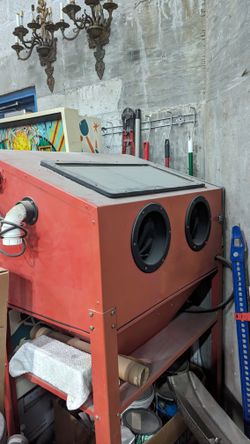 Sandblaster Box And Portable Media Blaster