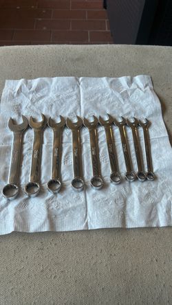 Snap on tools miter Wrenches set missing 13 used like new