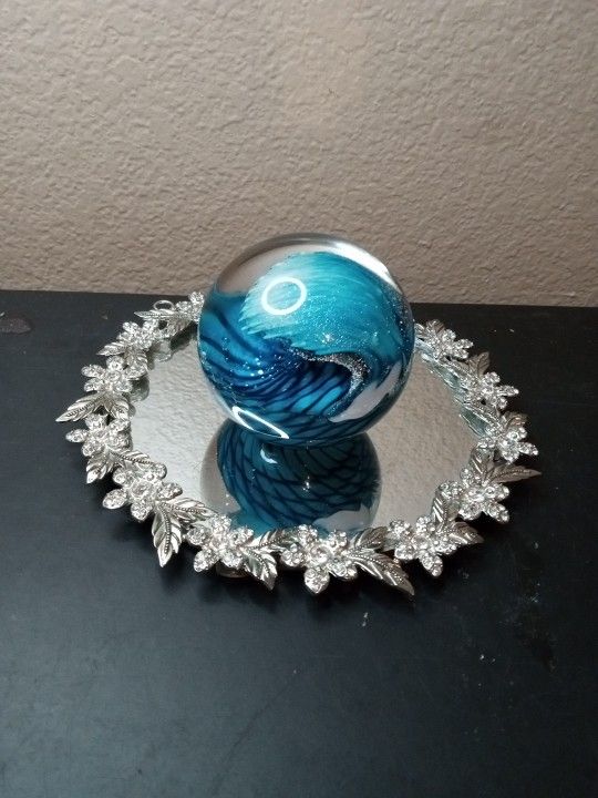 GORGEOUS Glass Eye Studio CRESTING WAVE Paperweight