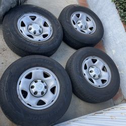 4 - 245/75r16 6x5.5 6x139.7 Toyota Tacoma Tundra 4runner Stock Wheels Rims With Tires!