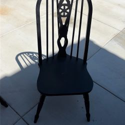 Four Wooden Chairs. Sturdy
