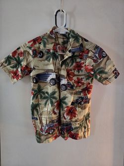 Hawaiian Button T-shirt