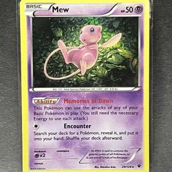 Mew 29/124 Fates Collide Reverse Holo