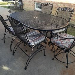 Plantation patterns outdoor sale furniture wrought iron