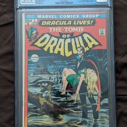 Tomb of Dracula #1, CGC 4.0, Off-white to White pages
