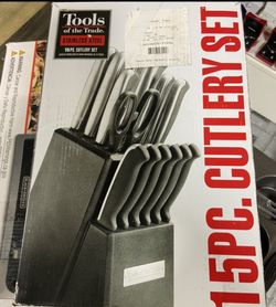 Tools Of The Trade Stainless Steel 15 PC. Cutlery Set New From Macy’s