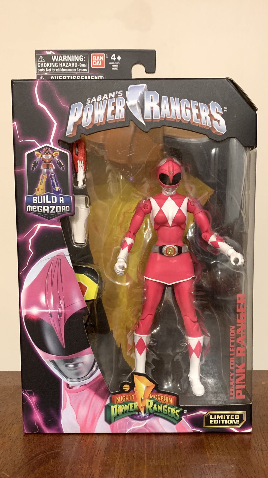 Mighty Morphin Power Rangers Legacy Collection Pink Ranger Action Figure