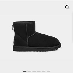 UGG Classic Mini Boot. Black. Size 6W and 5W Available.