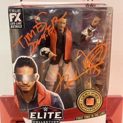 WWE Kushida Elite Series 88 Signed Autograph Figure Time Splitter NXT Mattel NEW