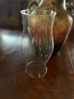 Glass hurricane cover