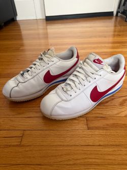 Nike Cortez White Red Blue Sneakers