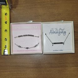 NEW Serra mama necklace & mom bracelet set