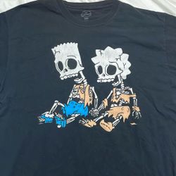 The Simpsons T Shirt BART And LISA
