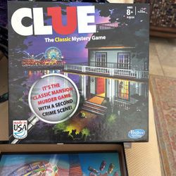 New Clue Classic Game With A Second Crime Scene 