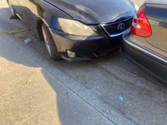 Lexus IS Black Sedan –