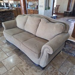 Light Beige Cloth Couch