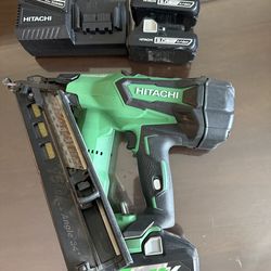 Hitachi Metabo Cordless 15ga Angle Nailer