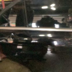 Rear Passenger Side Door Black 