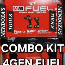 Milwaukee Combo Kit 4GEN Fuel M18 