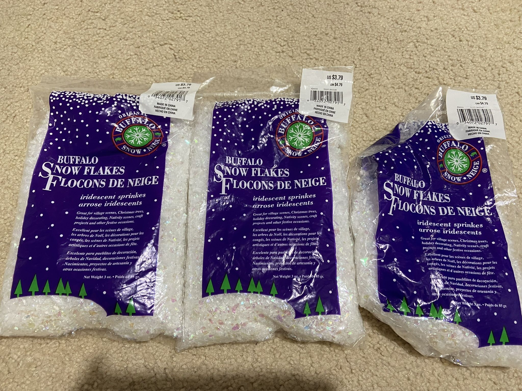Christmas Buffalo Snow Flake Crafts Bundle