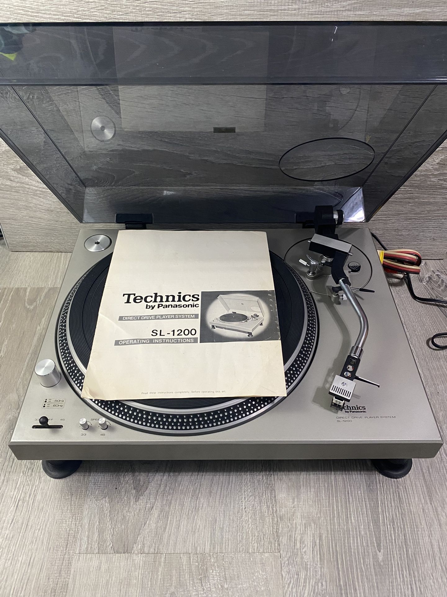 Vintage Technics by Panasonic SL-1200 MK1 Turntable