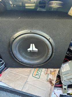 10” JL audio sub