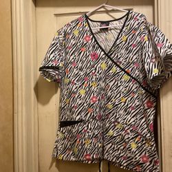 Xl Scrub Top 