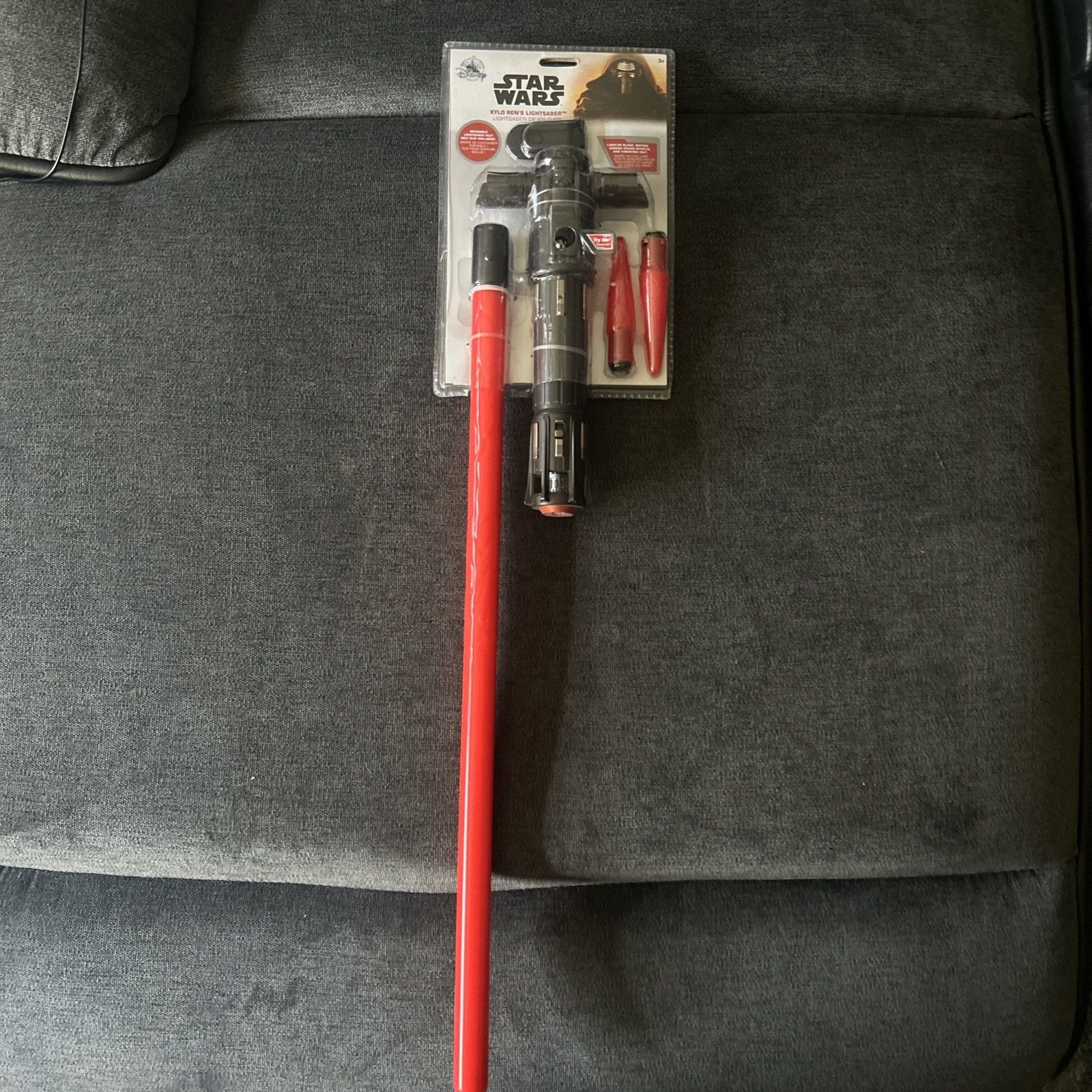 New! Disney Store Star Wars Kylo Ren Lightsaber The Last Jedi Toy Lights Sound 