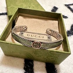 Stone pattern enamel silver jewelry 925 silver bracelets for men and women