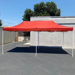 Brand New $185 Large 10x20 FT Heavy Duty Popup Canopy Instant Shade Quick Open 