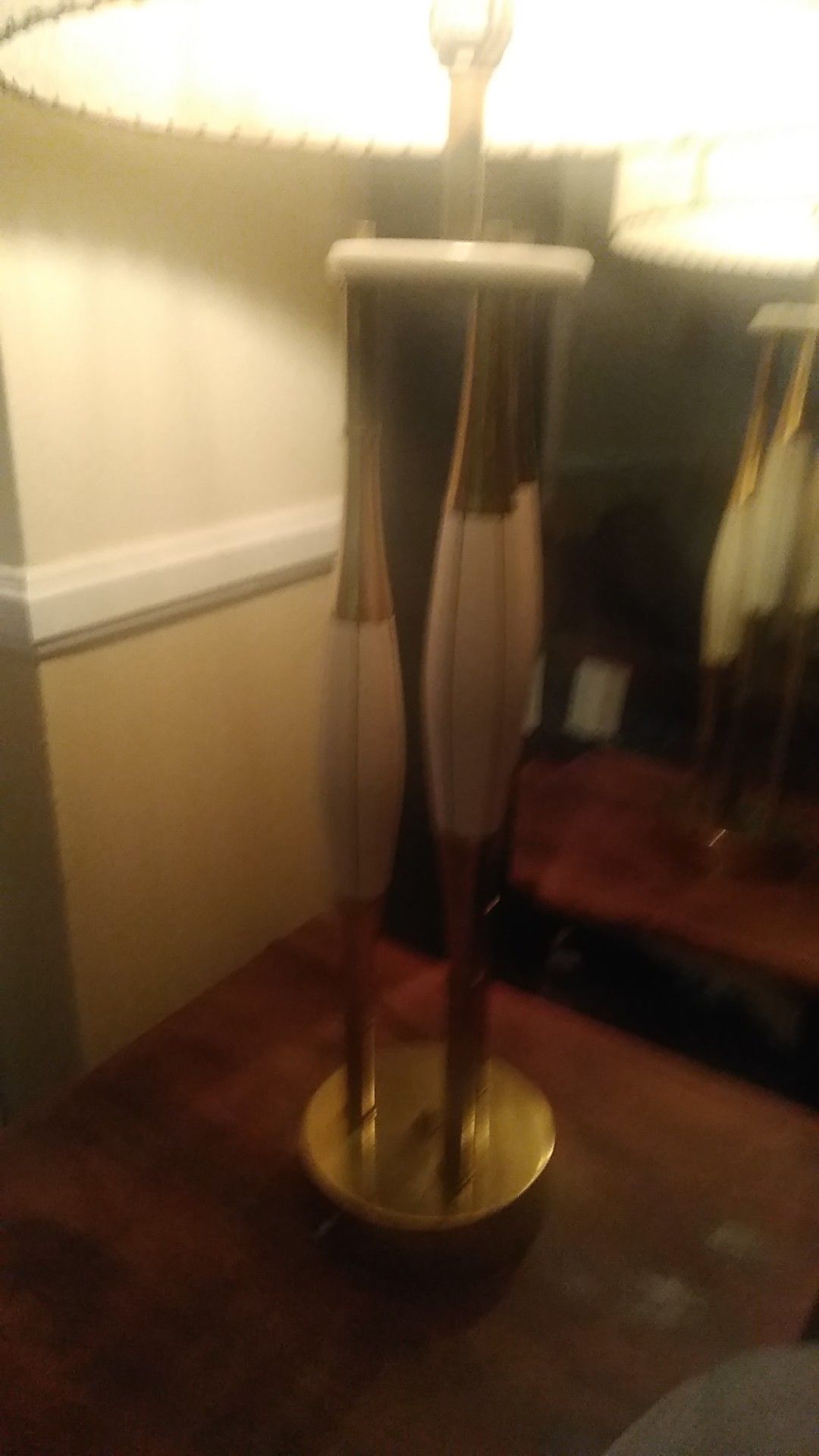 Century Modern Lamp, Fiber Glass Shade