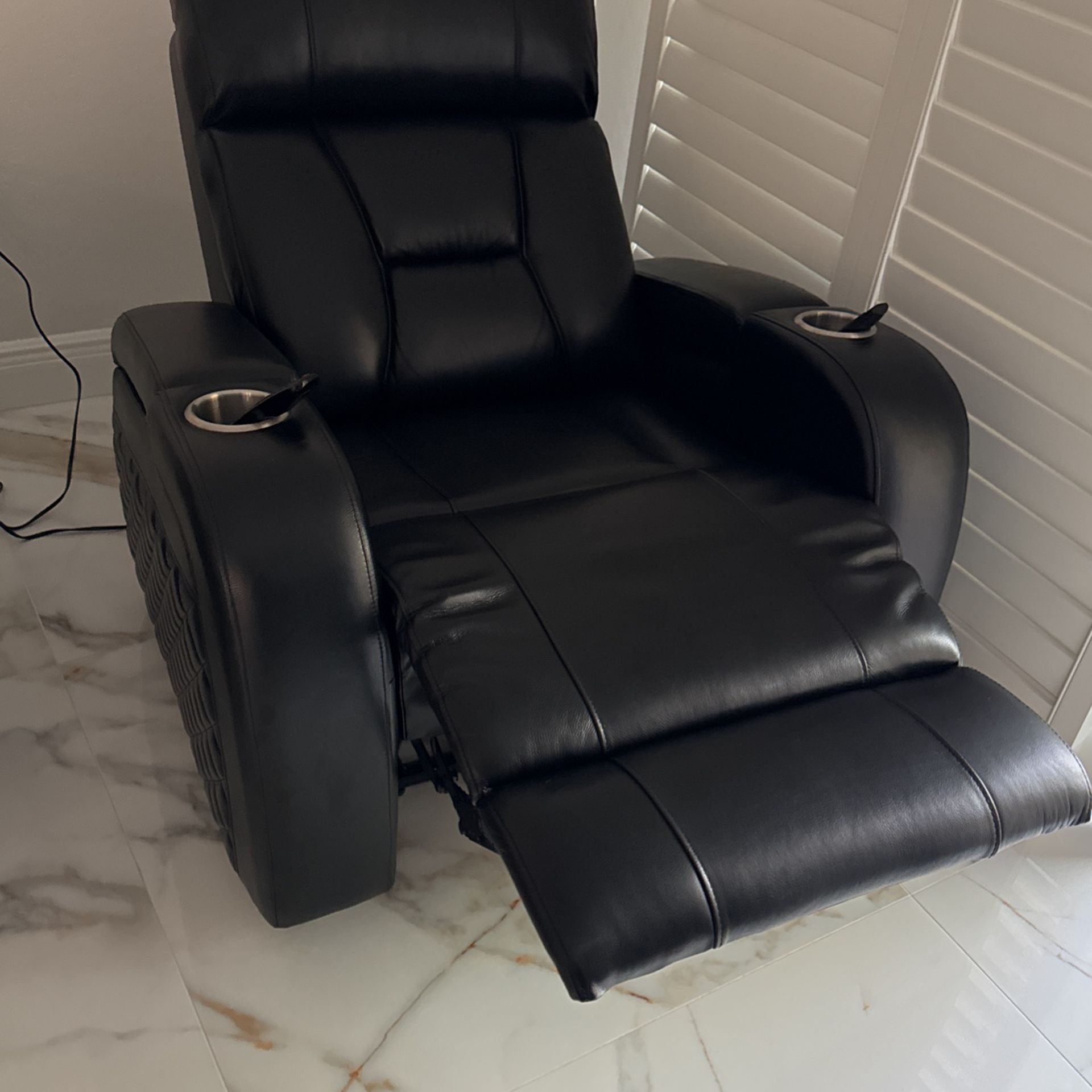 Leather Power Reclinable 