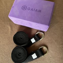 Yoga Block + Straps