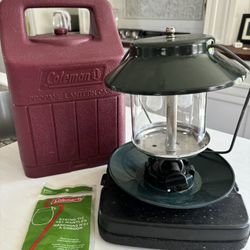 Coleman Camping Propane Lantern With Carrying Case 