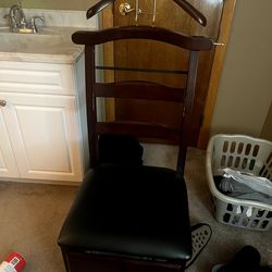 Valet Chair with Drawer - Dressing Room Chair
