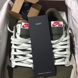 Travis Scott. Nike. Olive. 10.5
