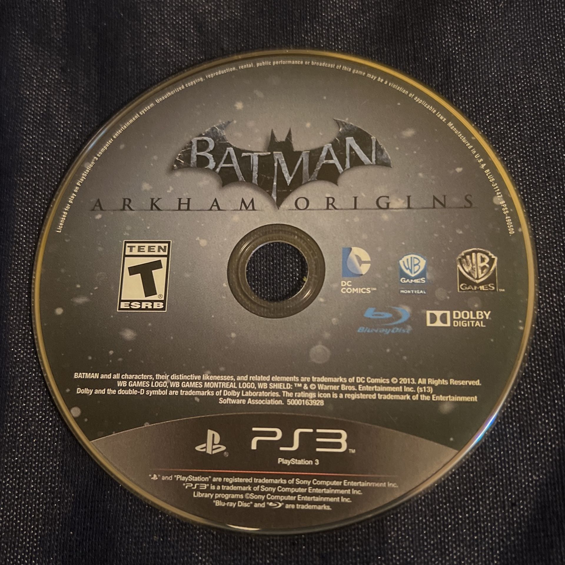 Ps3 Batman Arkham Origins