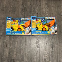 Pop A Balls, Pushing Pop Bulldozer Toy 